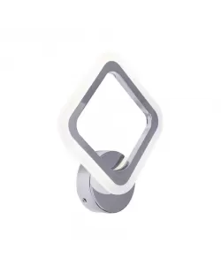 Aplica LED Angeni, 24W, Crom, Lumina Rece/Calda/Neutra