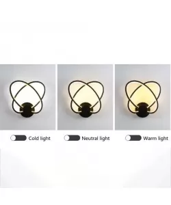 Aplica LED Atom, 24W, Lumina Rece/Calda/Neutra