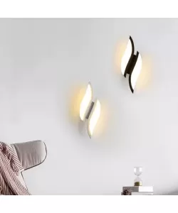 Aplica LED Augusta, 16W, Negru, Lumina Rece/Calda/Neutra