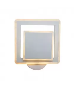 Aplica LED Bee, 24W, 3000/4000/6000K, Alb, Patrata