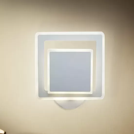 Aplica LED Bee, 24W, 3000/4000/6000K, Alb, Patrata Aplica LED Bee, 24W, 3000/4000/6000K, Alb, Patrata