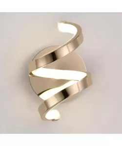 Aplica LED Cansu 24W, Silicon si Metal, Auriu