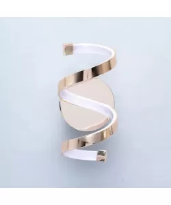 Aplica LED Cansu 24W, Silicon si Metal, Auriu