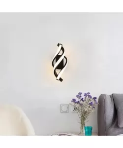 Aplica LED Ray 20W Alb Negru