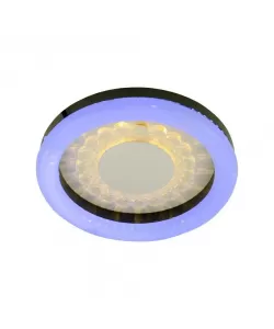 Aplica LED Cobold, 16W, Metal, Alb si Negru