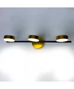 Aplica LED de Baie Moshe 12W Auriu Negru