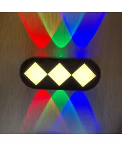 Aplica LED de Exterior Abyla 6W Negru