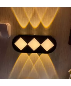 Aplica LED de Exterior Abyla 6W Negru