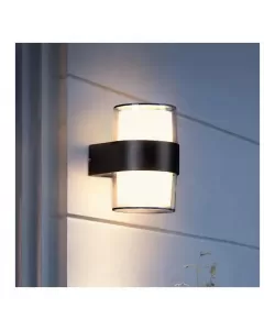 Aplica LED de Exterior Enia, 12W, Negru, 3000K, Fantas Aplica LED de Exterior Enia, 12W, Negru, 3000K, Fantas