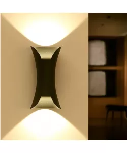 Aplica LED de Exterior Heba, 10W IP65, Metal, Negru Aplica LED de Exterior Heba, 10W IP65, Metal, Negru