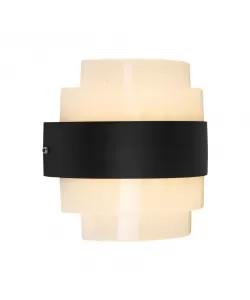 Aplica LED de Exterior Meras, 12W, Negru, 3000K, Fantas Aplica LED de Exterior Meras, 12W, Negru, 3000K, Fantas