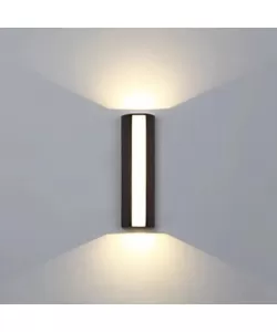 Aplica LED Exterior Carina, 20W, Negru, 3000K, Metal