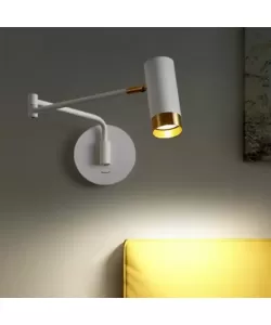 Aplica LED Francisco 5W Alb Auriu