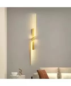 Aplica LED Gavin 18W Alb Auriu