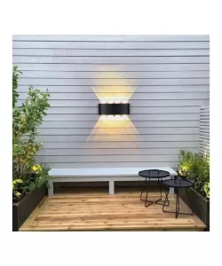 Aplica LED Gina Exterior, 8W, Negru, 3000K