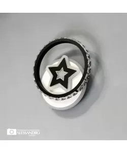 Aplica LED Hadley 24W Alb Negru Aplica LED Hadley 24W Alb Negru