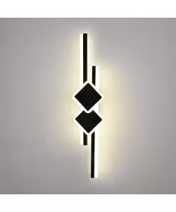 Aplica LED Isaiah 32W Alb Negru