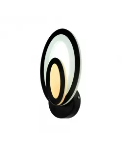 Aplica LED Mahdi, 15W, 3000/4000/6000K, Negru