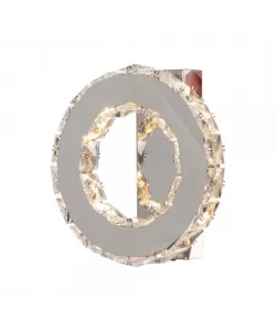 Aplica LED Maroja, 8W, Cristal K9, Crom, Lumina Rece/Calda/Neutra