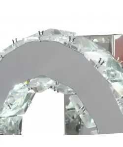 Aplica LED Maroja, 8W, Cristal K9, Crom, Lumina Rece/Calda/Neutra