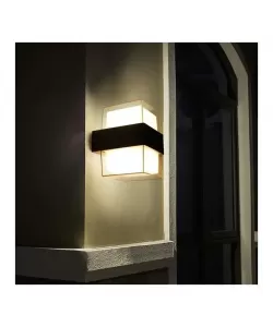 Aplica LED Milos Exterior, Negru, 3000K, IP.65 Aplica LED Milos Exterior, Negru, 3000K, IP.65