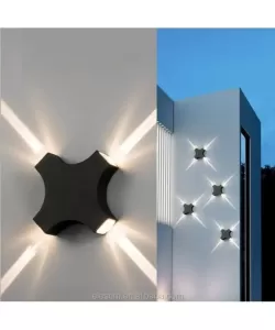 Aplica LED Pirius Exterior, 7W, Negru, 3000K, IP.65