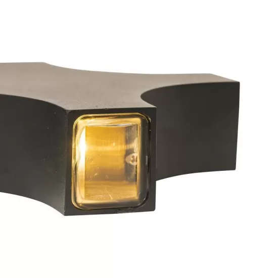Aplica LED Pirius Exterior, 7W, Negru, 3000K, IP.65 Aplica LED Pirius Exterior, 7W, Negru, 3000K, IP.65