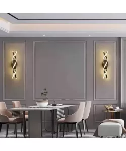 Aplica LED Raylan 24W Alb Negru