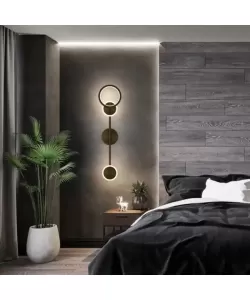 Aplica LED Rilenetto 24W Negru