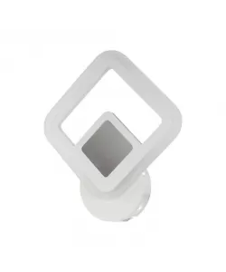 Aplica LED Solust 3D, 26W, Acril, Alb