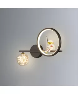 Aplica LED 6W Swarna Negru Aplica LED 6W Swarna Negru