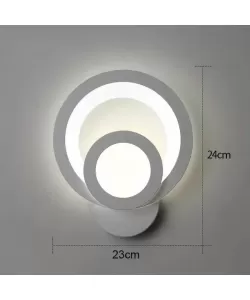 Aplica LED Urbanist, 19W, Alb, Lumina Rece/Calda/Neutra
