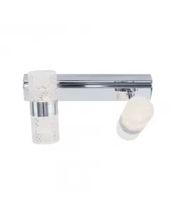 Aplica LED Zorela, 12W, Lumina Rece/Calda/Neutra, Argintiu