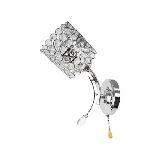 Aplica Marbela, 1*E27, Metal si Cristal, Crom Aplica Marbela, 1*E27, Metal si Cristal, Crom