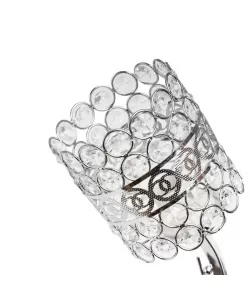 Aplica Marbela, 1*E27, Metal si Cristal, Crom