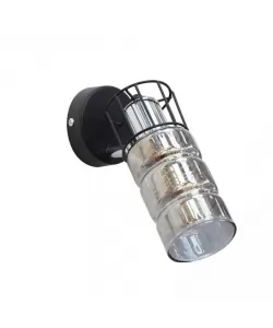 Aplica Nobal, 1*E14, Crom, Metal si Plastic