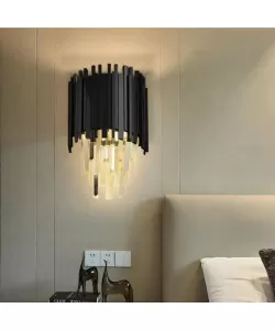 Aplica Rene 2x E14 Auriu Negru