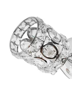 Aplica Rita, 1*E27, Metal si Cristal, Crom
