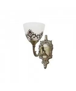 Aplica Rustic, 1*E27, Bronz, Metal si Sticla Aplica Rustic, 1*E27, Bronz, Metal si Sticla