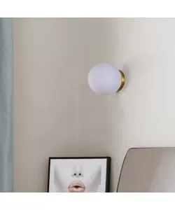 Aplica Sanziana 1x G9 Alb Auriu Aplica Sanziana 1x G9 Alb Auriu