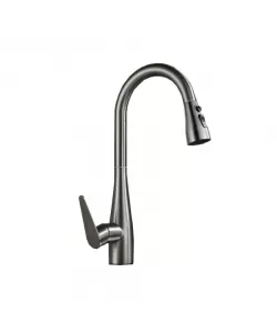 Baterie Bucatarie cu Dus Extractibil Inox Argintiu ZY1009 Baterie Bucatarie cu Dus Extractibil Inox Argintiu ZY1009