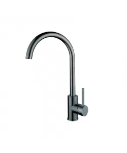 Baterie Bucatarie Fabiano, Monocomanda, Cartus Ceramic 35mm, Inox 304, Grafit Baterie Bucatarie Fabiano, Monocomanda, Cartus Ceramic 35mm, Inox 304, Grafit