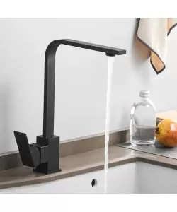 Baterie Bucatarie, Inox SUS304, Negru, HS002