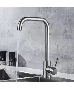 Baterie Bucatarie Korman Technik, Inox SUS304, Satinat, CF002