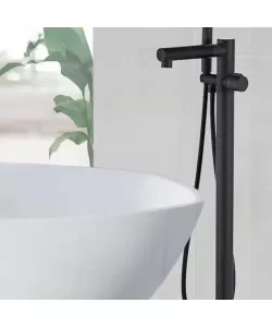 Baterie de Podea, Alama Sanitara, Negru, CF2038