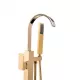 Baterie de Podea cu Para si Furtun, Alama Sanitara, Auriu, CF2037 Baterie de Podea cu Para si Furtun, Alama Sanitara, Auriu, CF2037
