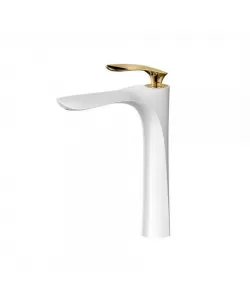 Baterie Lavoar, Alama Sanitara, Alb cu Auriu, CF2024