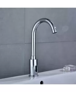 Baterie Lavoar cu Senzor, Alama Sanitara, Crom, RW-103