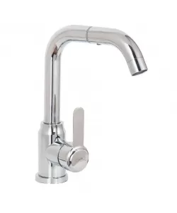 Baterie Lavoar cu Pipa Rotativa, Crom, CP107