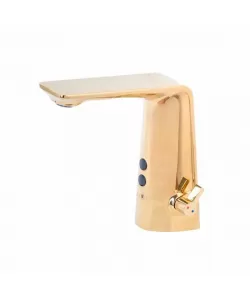 Baterie Lavoar cu Senzor, Alama Sanitara, Auriu, RW-190GDL